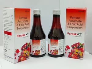 FERROUS ASCORBATE 30mg +FOLIC ACID 140 MCG+ZINC SULPHATE 22.5MG SUSPENSION