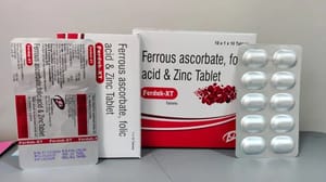 FERROUS ASCORBATE 100mg +FOLIC ACID 1.5MG+ZINC22.5MG