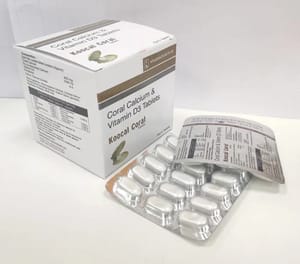 Coral Calcium and Vitamin D3 Tablets