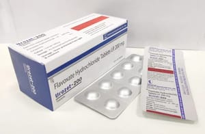 Urozet Flavoxate Hydrochloride Tablets IP, Packaging Type: Box