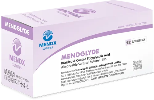 Braided And Coated Polyglycolic Acid (mendglyde)