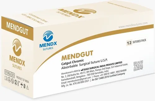 Catgut Chromic Surgical Sutures (Mendgut)