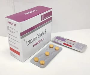 2.5mg Letrozole Tablets IP, Novalab