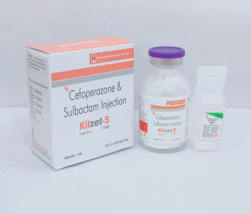 Kilzet-S Allopathic Cefoperazone & Sulbactam Injection, For Clinic,Hospital, Packaging Type: Vial with stopper