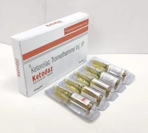 Ketodaz Ketorolac Tromethamine Injection IP, Packaging Size: 5 X 1 ml, Packaging Type: Box