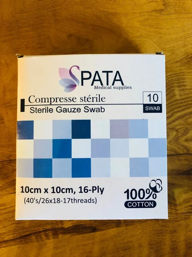 Gauze Swab Sterile 10 Cmx10cm 16ply