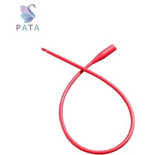 Red Rubber Intermittent Catheter Red Rubber Latex Nelaton Catheter Uretheral Catheter Tube