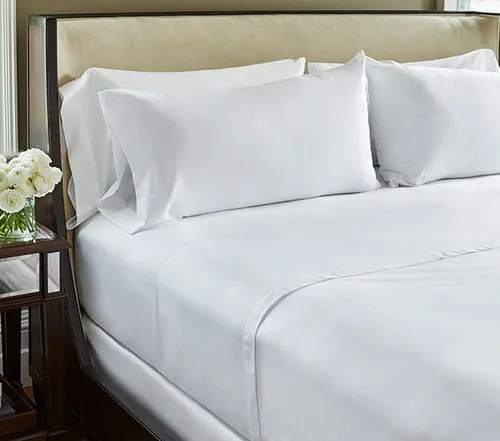 White plain Hotel Bed Sheets Manufacturer In South India