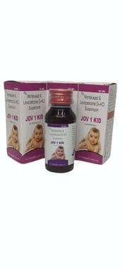 JOV 1 KID:-Levocetirizine 2.5 mg+ Montelukast 4 Mg Syrup