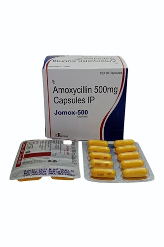 JOMOX 500:- Amoxicillin 500mg Capsule