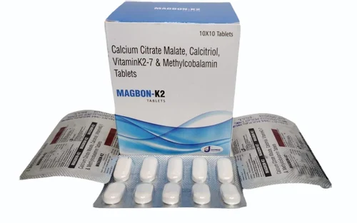 MAGBON K2:-Calcium Citrate Calcitriol Vitamink2-7 Methylcobalamin Tablets