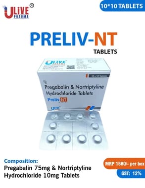 PREGABALIN NORTRIPYLINE tablet