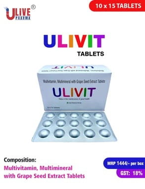 MULTIVITAMIN MULTIMINERAL WITH GRAPE SEED EXTRACT