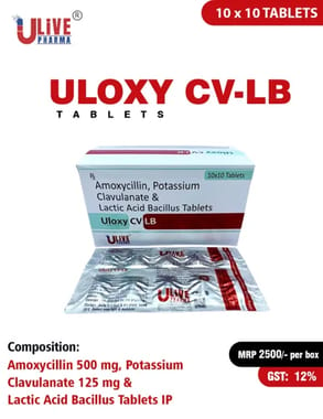 Amoxicillin Potassium Clavulanate LACTIC ACID BACILLUS TABLETS