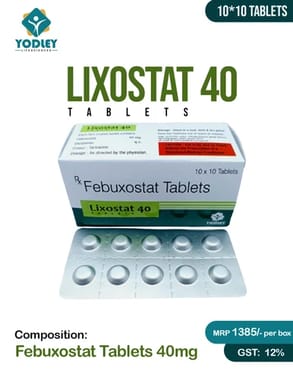 Febuxostat 40 Mg Tablets