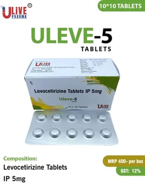 Levocetirizine 5 Mg Tablet