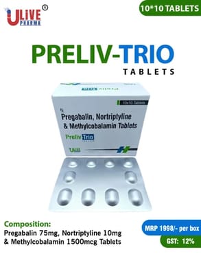 Pregabalin Nortriptyline Methylcobalamin