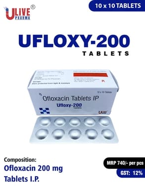 Ofloxacin 200 Mg Tablet IP