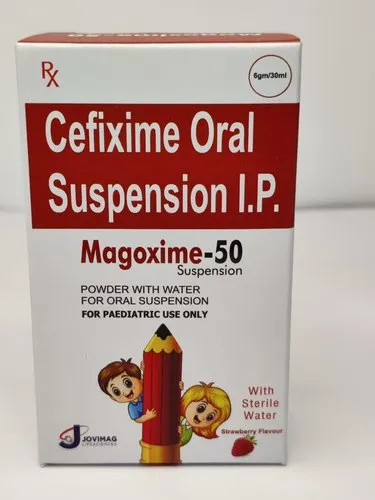 Cefixime Oral Suspension IP Dry Syrup - Magoxime-50