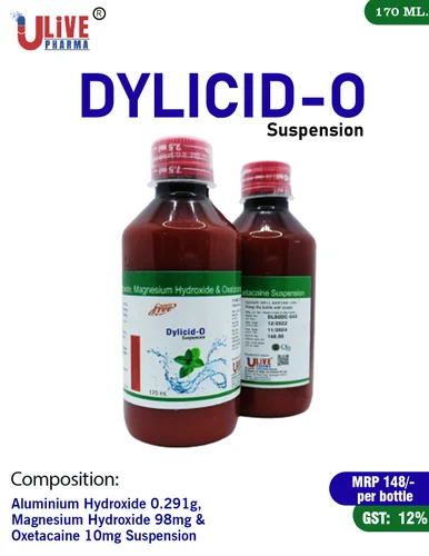 Aluminium Hydroxide, Magnesium Hydroxide & Oxetacaine Suspension