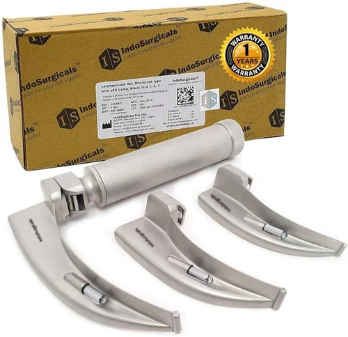 Flexible Curved Laryngoscope Macintosh Set