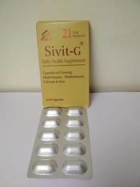 Ginseng, Multi Vitamin, Multi Mineral, calcium and Iron Capsule