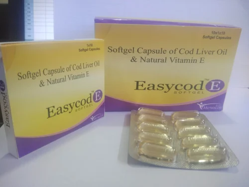 Cod Liver Oil & Natural Vitamin E Softgel Capsules