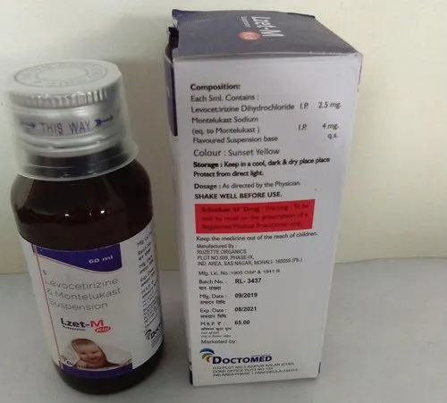 Levocetirizine And Montelukast Syrup