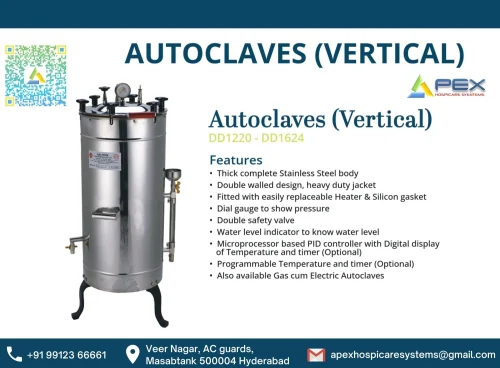 Ss Vertical Autoclave