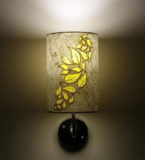 Wall Light with Flower Design