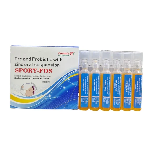 SPORY-FOS (Pre & Probiotic Suspension for Kids & Adults) (Treatment for Diarrhoea)