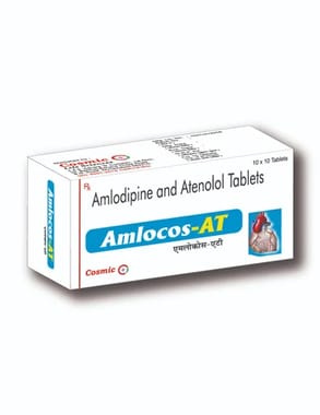 AMLOCOS-AT TAB (Amlodipine 5mg + Atenolol 50mg Tab)