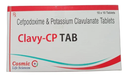 Clavy CP Cefpodoxime Potassium Clavulanate Tablet, 325mg