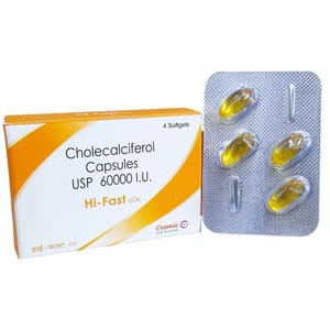 Hi Fast Caps (Cholecalciferol 60,000 IU Vitamin D3 Capsules)