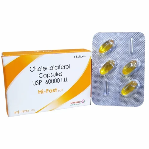 Hi Fast Caps (Cholecalciferol 60,000 IU Vitamin D3 Capsules)