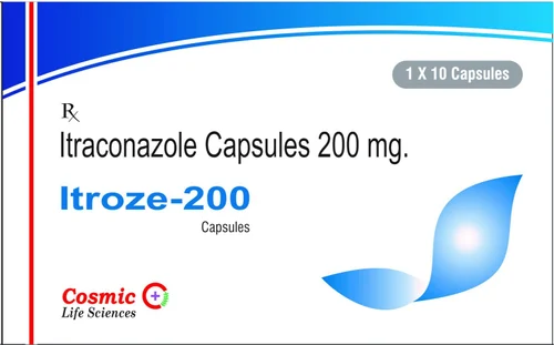 Itraconazol 200mg Capsules Itroze 200 Itraconazole Capsule, 1x10