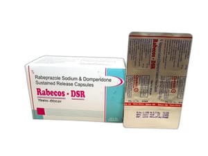 Rabecos-DSR Rabeprazole Domperidone SR Capsule, 1x10 Caps Strip, Prescription