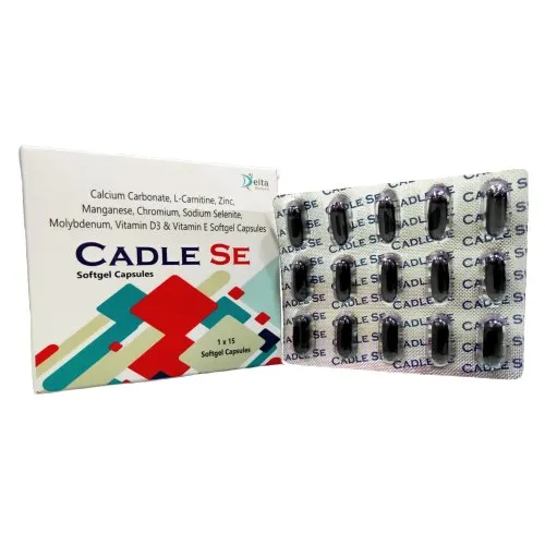 Cadle SE Vitamin D3 Vitamin E Softgel Capsule