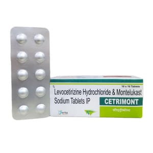 Levocetirizine CETRIMONT TABLET (Levocetrizine + Montelukast Tablets)