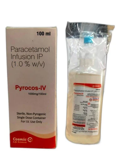 Infusion PYROCOS-IV I PARACETAMOL, 1000mg