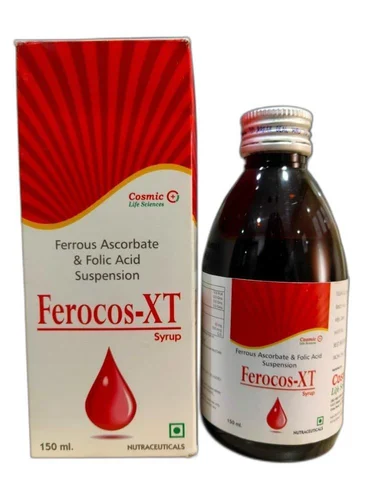 Ferocos-XT Syrup I Ferrous Ascorbate & Folic Acid Syrup I Haematinic Syrup