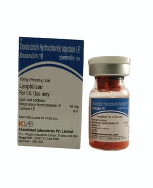 10 Mg Doxorubicin Hydrochloride Injection Ip