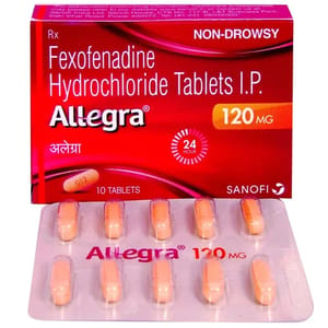 Allegra Fexofenadine Tablet, 30 mg