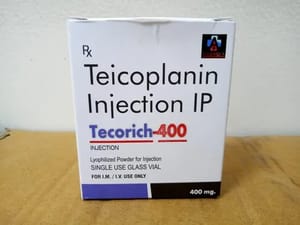 Teicoplanin Inj 400 Mg