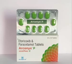 Etoricoxib Paracetamol Tablet, 60 mg + 325 mg