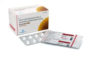 Rabeprazole Sodium Domperidone Sustained Release Capsules, Packaging Type: Strip