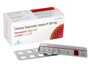 Allopathic Cefixime 200 Mg Dispersible Tablets