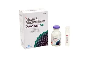 Xynobact SB 1.5 Gram Ceftriaxone Sulbactum Injection, 1.5 gm