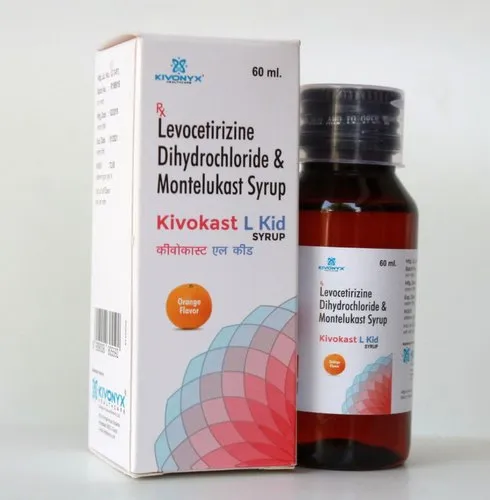 Levocetirizine And Montelukast Syrup, For Clinical, Packaging Size: 60 ml