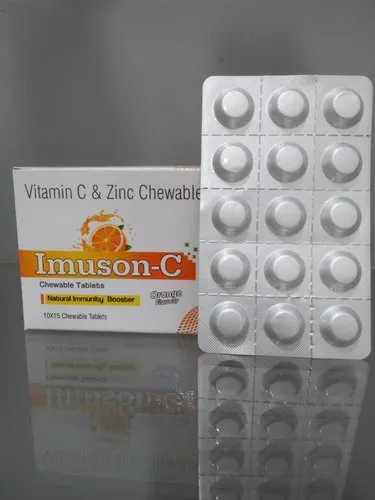 Vitamin C & Zinc Chewable Tablet